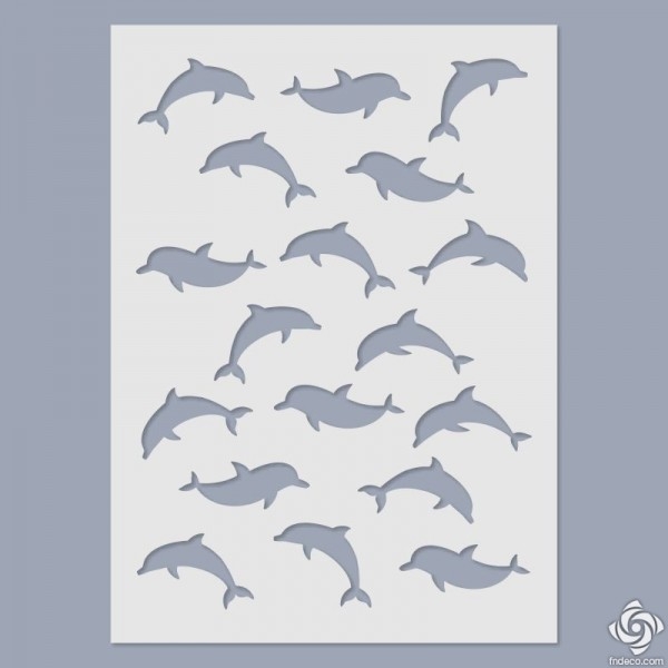 02 Delfin stencil