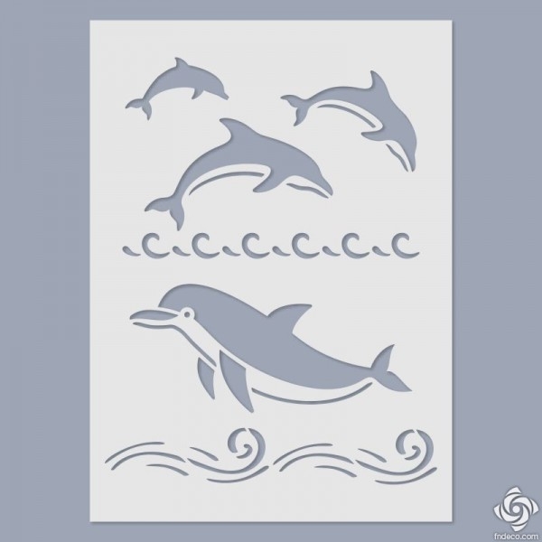 01 Delfin stencil