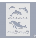 Delfin 01 stencil