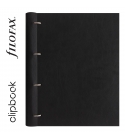 Fekete A4 Filofax Clipbook