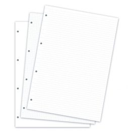 A4 vegyes jegyzetlap fehér | Filofax Clipbook
