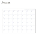 A4 havi naptárbetét dátum nélkül | Filofax Clipbook