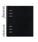 Fekete A5 Filofax Clipbook