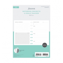 A5 célkitűzés tervező Notebook betétlap | Filofax
