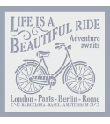 Life is a Beautiful Ride stencil