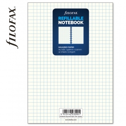 A5 négyzethálós jegyzetlap fehér | Filofax Notebook