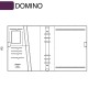 Fekete A5 Domino határidőnapló | Filofax
