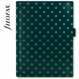 Zöld pöttyös A5 Domino Lakk határidőnapló | Filofax