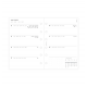 2023 Pocket Minimal heti naptárbetét | Filofax