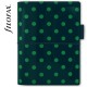 Zöld pöttyös Pocket Domino Lakk határidőnapló | Filofax