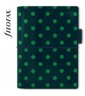 Zöld pöttyös Pocket Domino Lakk határidőnapló | Filofax