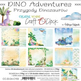 Dínókalandok (Dino Adventures) | scrapbookpapír készlet