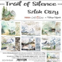 A csend nyoma 8" (Trail of silence) | scrapbookpapír készlet