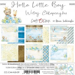 Hello Little Boy | 8" scrapbookpapír készlet