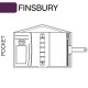 Fekete Pocket Finsbury határidőnapló | Filofax