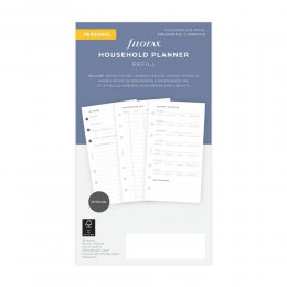Personal háztartási napló betétlap |Filofax