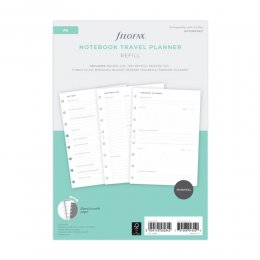 A5 utazástervező Notebook betétlap | Filofax