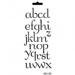 ABC betűsablon stencil