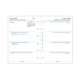2024 Pocket heti naptárbetét 1 hét/2 oldal fehér | Filofax