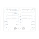 2024 Pocket heti naptárbetét 1 hét/1 oldal fehér | Filofax