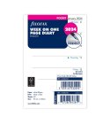 2024 Pocket heti naptárbetét 1 hét/1 oldal fehér | Filofax