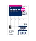 2024 Pocket havi naptárbetét fehér | Filofax