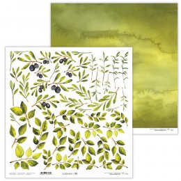 Levelek (Leaves) 06 | 12" scrapbookpapír