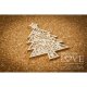Karácsonyfa | chipboard karton díszítőelem