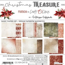 Christmas Treasure | 8" scrapbookpapír készlet