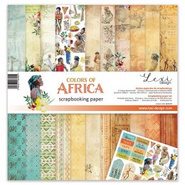 Colors os Africa | 12" scrapbookpapír készlet