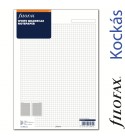 A4 négyzethálós jegyzetlap fehér | Filofax