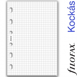 Pocket négyzethálós jegyzetlap fehér | Filofax