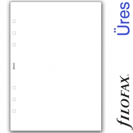 A5 üres jegyzetlap fehér | Filofax