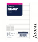 Pocket vonalas jegyzetlap fehér, nagy csomag | Filofax