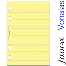Pocket vonalas jegyzetlap, sárga | Filofax