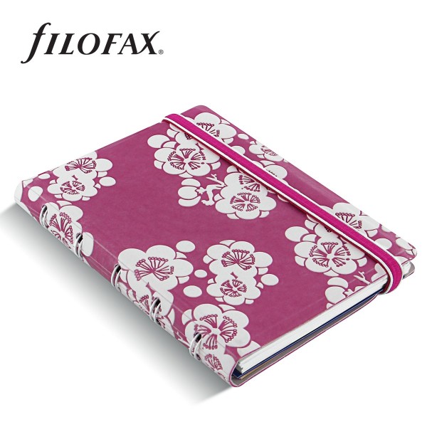 Filofax Notebook Impressions Pocket Pink-fehér