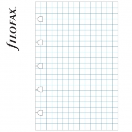 Filofax Notebook Jegyzetlap Négyzethálós Fehér Pocket