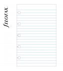 Pocket vonalas fehér jegyzetlap | Filofax Notebook