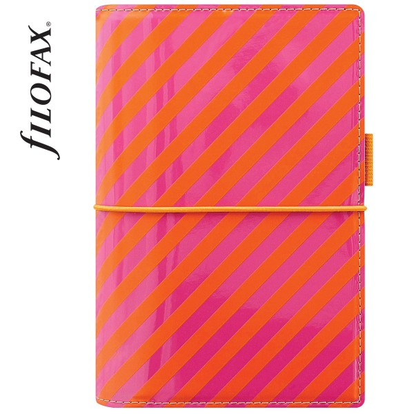 Pink-narancs Personal Domino Lakk határidőnapló | Filofax