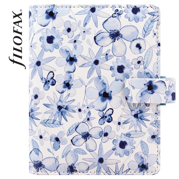 Pocket Indigo Floral határidőnapló | Filofax