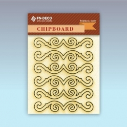 Bordűrök chipboard karton díszítőelem