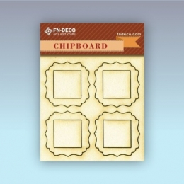 Keretek chipboard karton díszítőelem