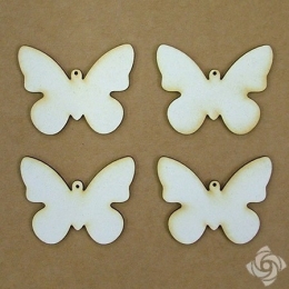 Pillangó chipboard karton díszítőelem