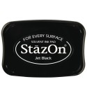 Fekete Jet Black StazOn bélyegzőtinta párna