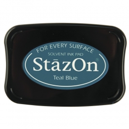 Sötét türkiz Teal Blue StazOn bélyegzőtinta párna