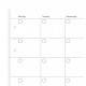 A5 havi naptárbetét dátum nélkül | Filofax Clipbook