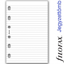 Pocket vonalas jegyzettömb fehér | Filofax