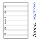 Pocket vonalas jegyzettömb fehér | Filofax