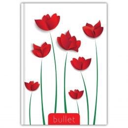 Flower ponthálós füzet A5 | Colors Bullet