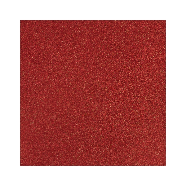 Red Glitter 12" scrapbookpapír